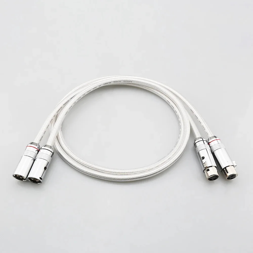 IC102AG sterling silver Kanon audio cable Canon male to female extension microphone mixer XLR balance cable