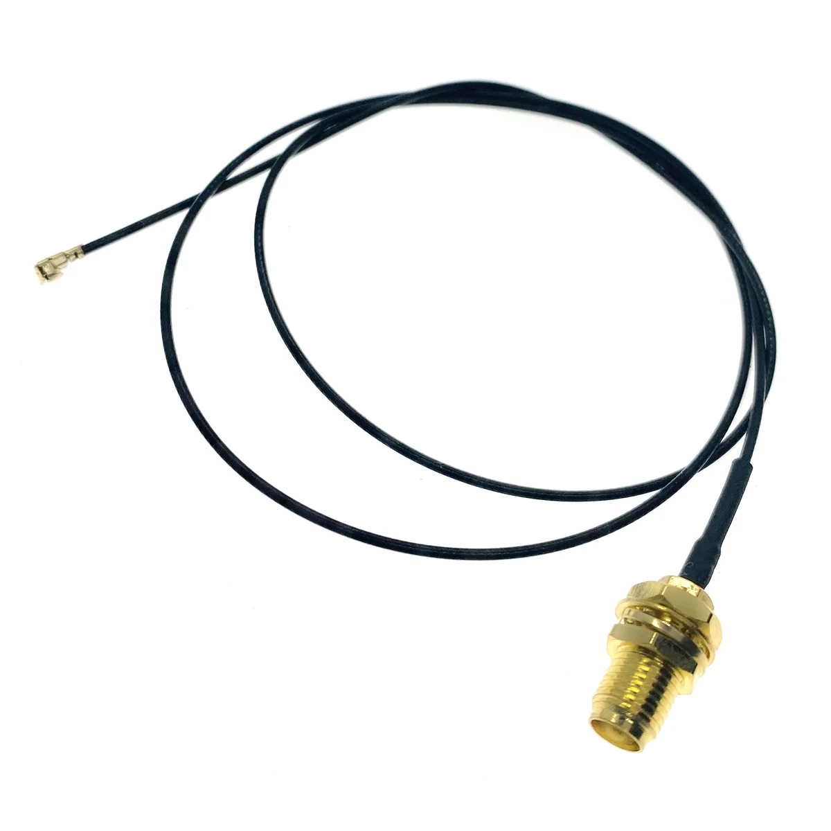 Cable SMA Female jack Bulkhead to uFL/u.FL/IPX/IPEX-1 RF 1.13MM IPX RF Coaxial Pigtail 3G Antenna Extension Coax Cable