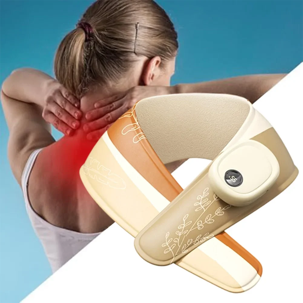 Electric Heating Neck Pad with Graphene Technology and Magnetic Closure Designed for Adjustable Fit and Personalized Warmth