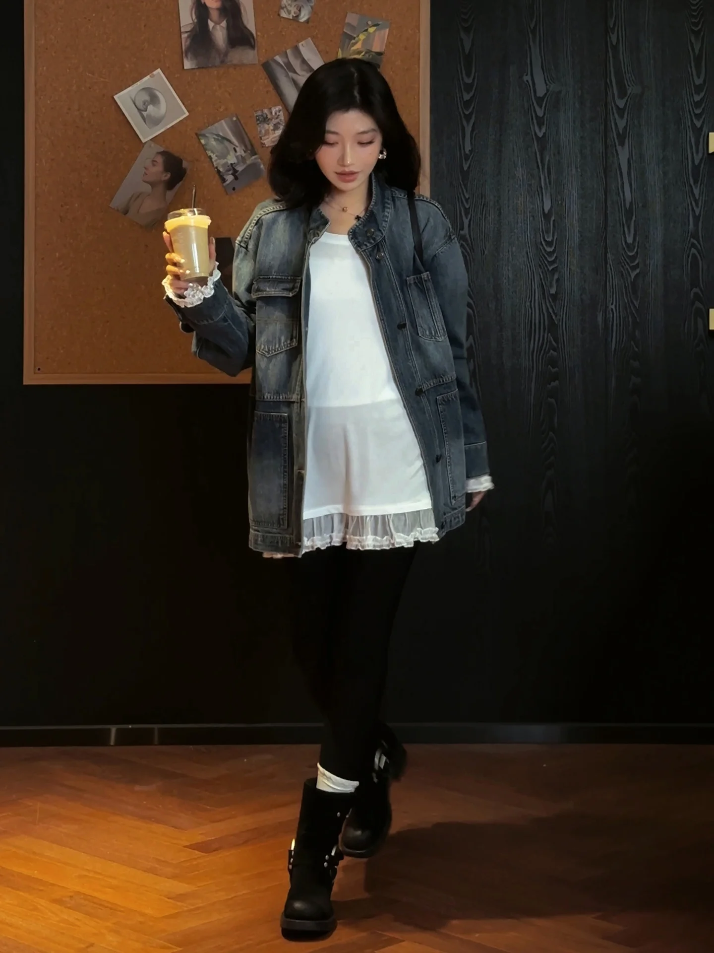 

Повседневное женское платье Mei Yang Sle с длинным рукавом, белое, свободного кроя, с круглым вырезом, с защитой от загрязнений, Lierac, с богатой отделкой, миди