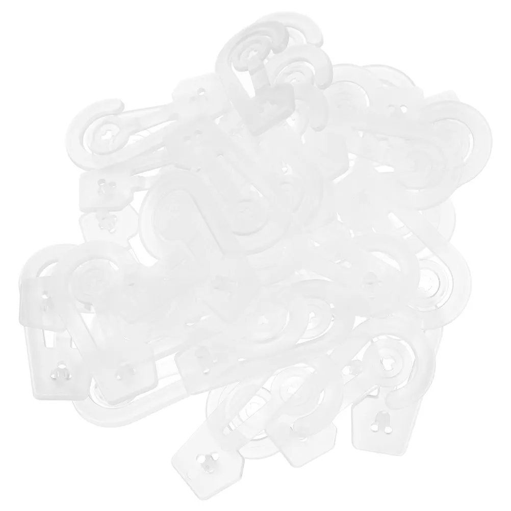 

50 шт. пластиковых крючков для папок с документами, сверхпрочные, экономящие место, многофункциональные крючки-вешалки для офиса, дома, гардероба, магазина