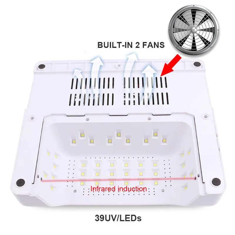 Hudavioji 5 in 1 Nail Art Machine  New 2022 Nail Drill Dust Collector Dryer Uv Nail Lights Led Lamp