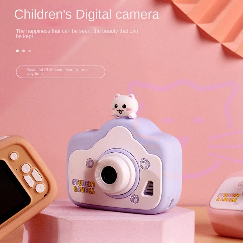 Mini Digitale Camera 1080P Video Camera Met 32Gb Sd-kaart Voor Kinderen Baby Geschenken Blauw