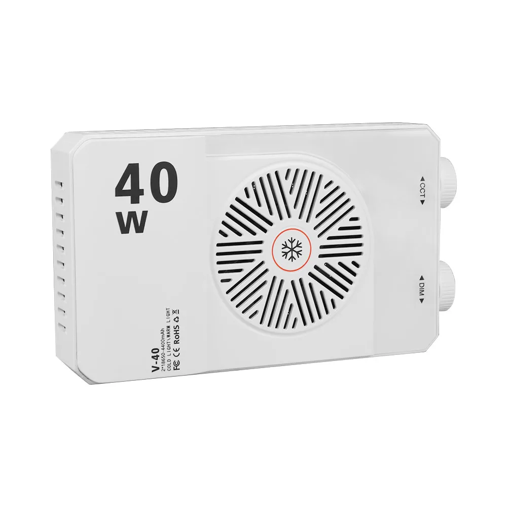 40W RGB LED Camera Light 2800-9000K CRI/TLCI 90+ Mini LED Video Lamp FX 8 Modes with Tripod Portable Camera Fill Lamp Camping