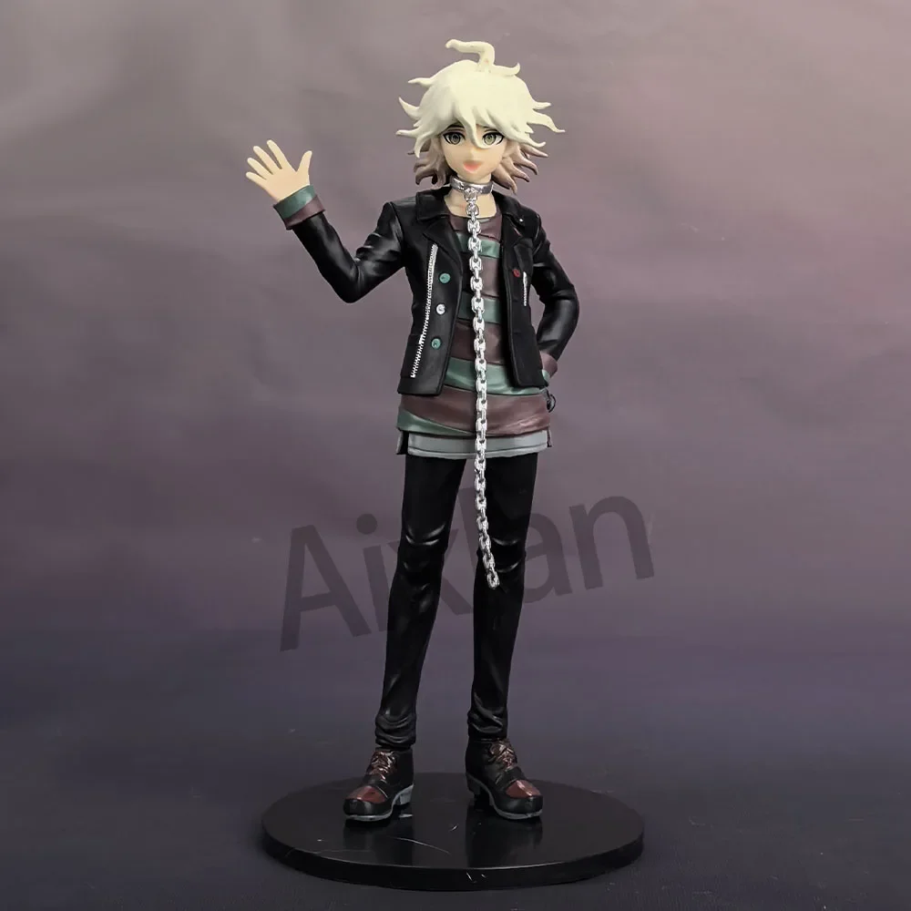 20 سنتيمتر Komaeda Nagito أنيمي الشكل Danganronpa 1 2 تحصيل عمل دمية لعبة صغيرة المنبثقة موكب