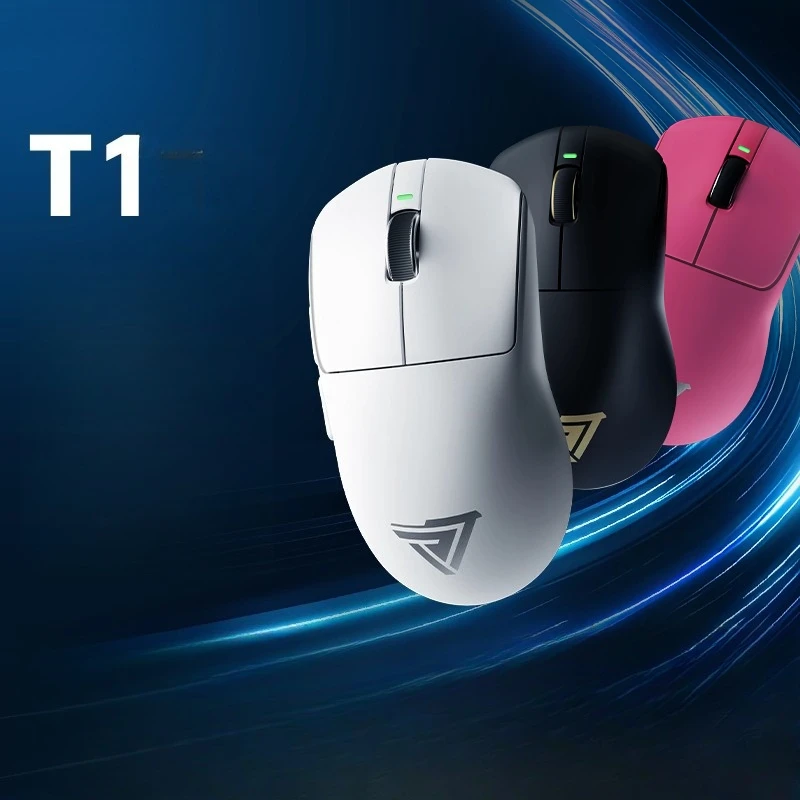 

T1Pro Wireless Mouse Customized Tri-mode 59g Lightweight 1K Return Rate E-sports Gaming Mouse Office Laptop Accessories Gift