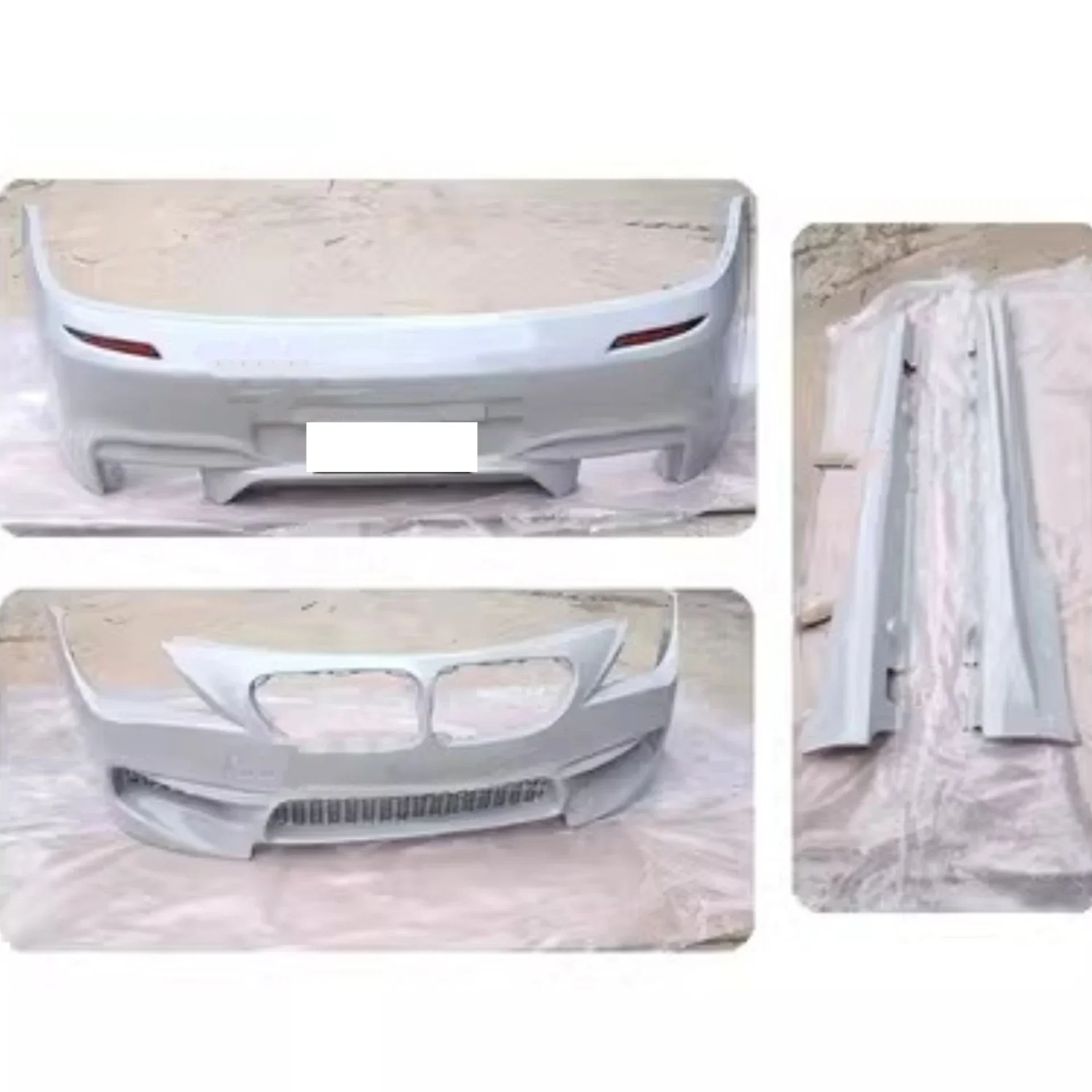 

New Style Front Rear Bumper Side Skirt Shovel Grille for BMW 6 Series 630 640 650 E63 04-07 Modified M6 Body Kit Car Accessories