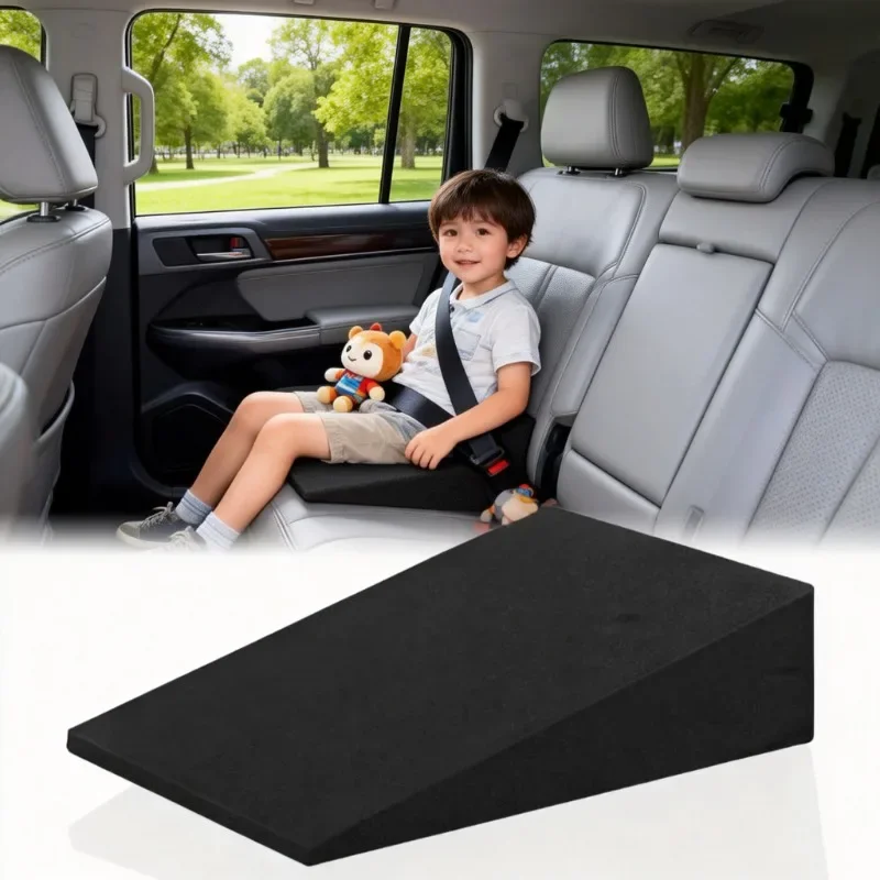 Memory Foam Car Seat Leveling Pad Fatigue Relief Cushion Increase Height Pad Flattening Rear Seats Comfortable Driving Seat Pad