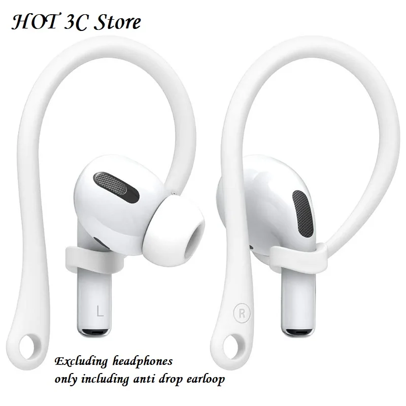 Soft Silicone Anti Lost Hook Earphones for Apple Airpods 1 2 3 Air Pods Pro Bluetooth Wireless Headphone Earbuds Ear Tips Strap