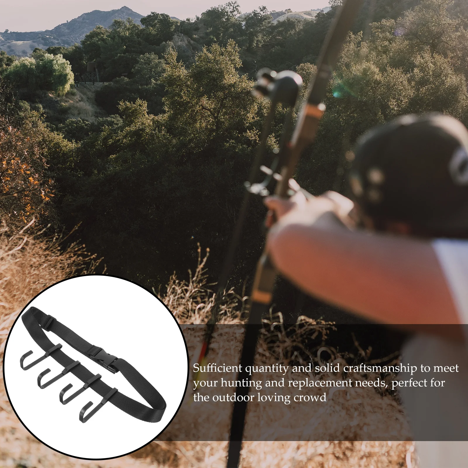 1Set Tree Hooks for Hardness Wear Resistant Outdoor Gear Hanger with Stable Structure Multi Hook Setup