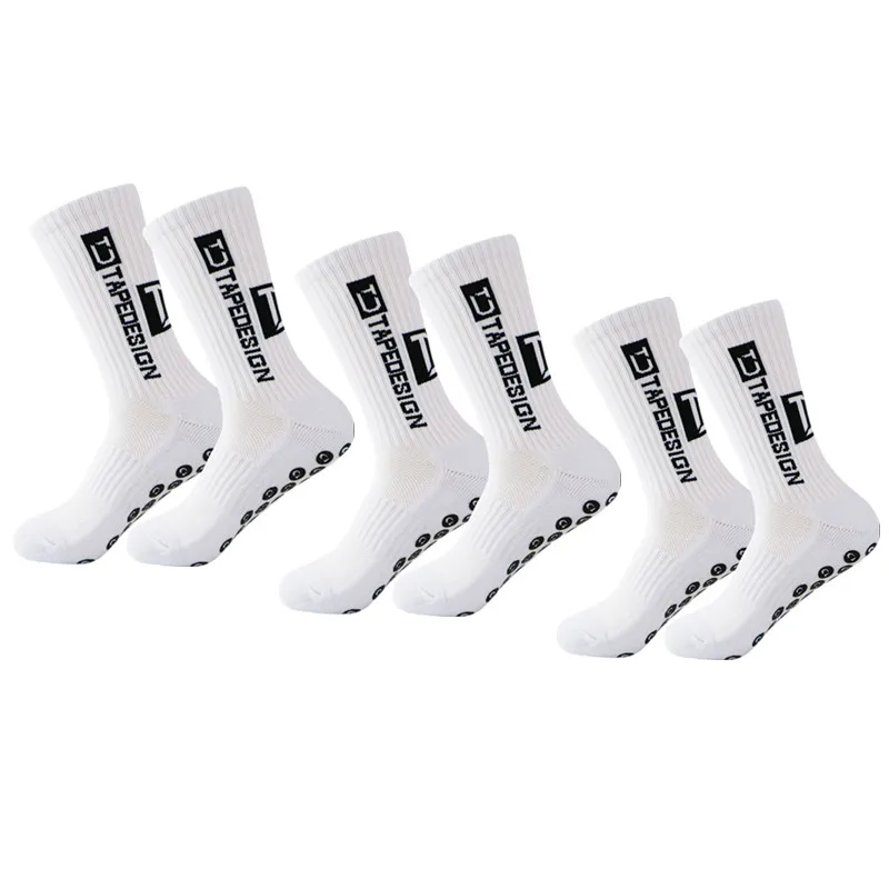 

Slip 3Pairs Men's Soccer Socks Anti Non Slip Grip Pads for Football Basketball Sports Grip Socks