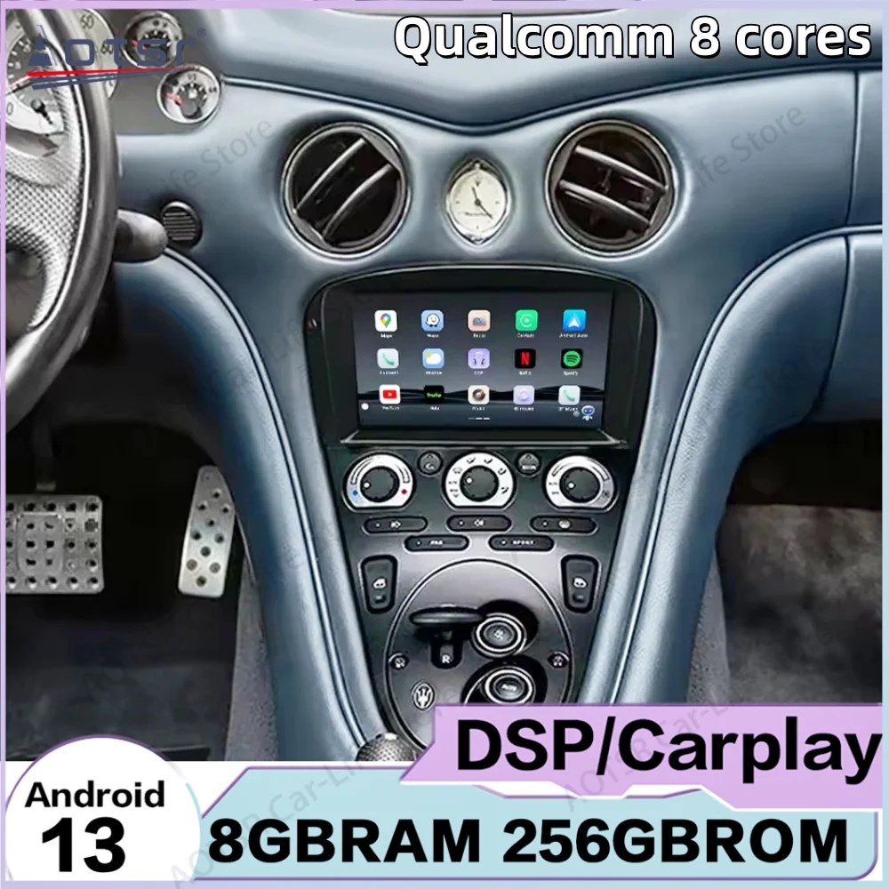 

Мультимедийная система Qualcomm Android 13 для Maserati 3200GT 4200GT 2004~2007: Автомобильная интеллектуальная система, радио, GPS-навигация, стерео-головное устройство