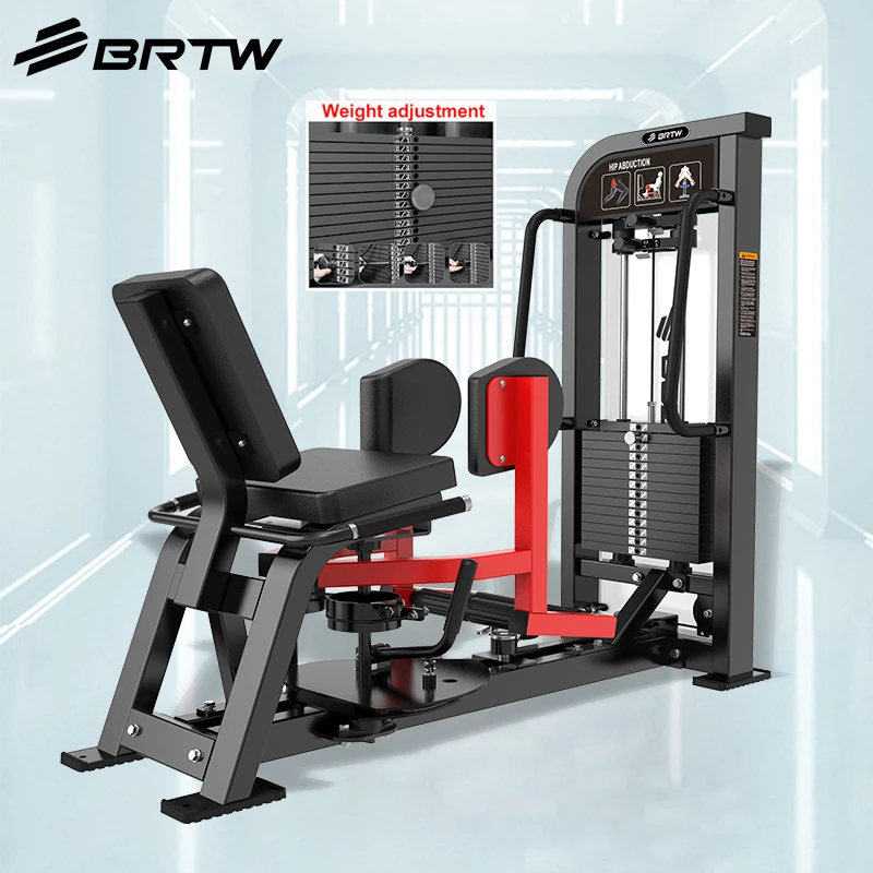 

Commercial Fitness Equipment Leg Exercise Pin Loaded Seated Abductor/Outer Thigh Machine for Club