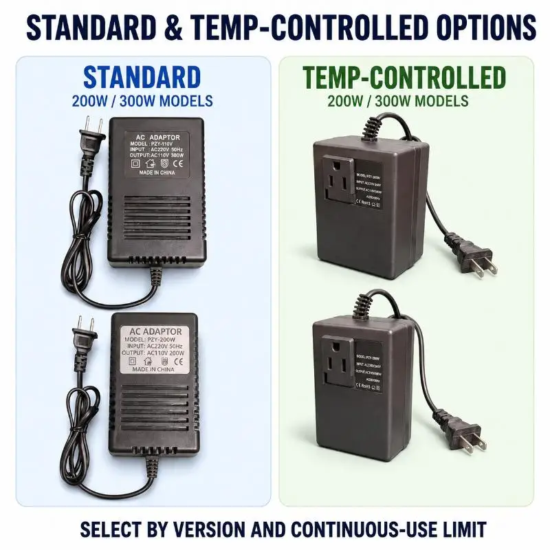 Univ Voltage Converter 300W/200W 220V To 110V Regulator Supplies Transformer Adapter Power Voltage Converter