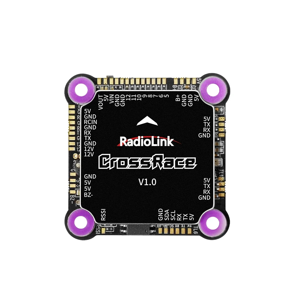 

Radiolink CrossRace Flight Controller 12CH Output OSD Integrated, Compatible 4-in-1 ESC Plug-and-play and 2-8 Axis Multirotor