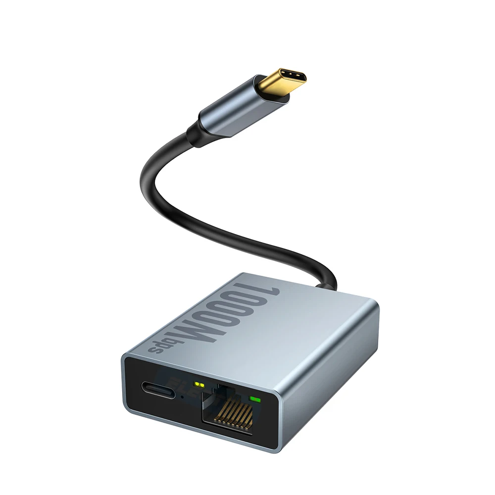 ELECTOP 1000Mbps USB C - イーサネットアダプター（Chromecast with