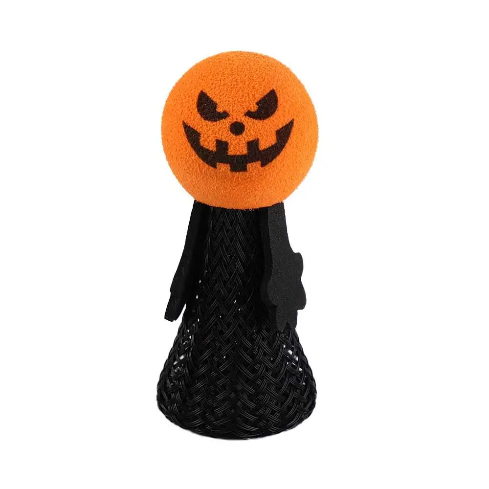 Pumpkin Head Halloween Jumping Doll EVA Bouncy Halloween Bouncing Elf Plastic Doll Spring Halloween