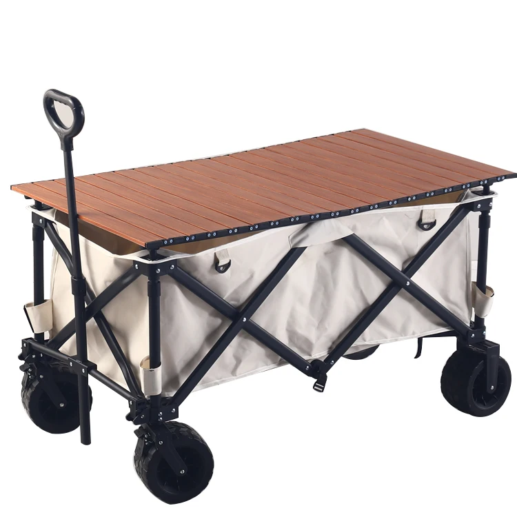 Popular outdoor camping trolley camper foldable camper barbecue outing convenient trolley fishing trolley