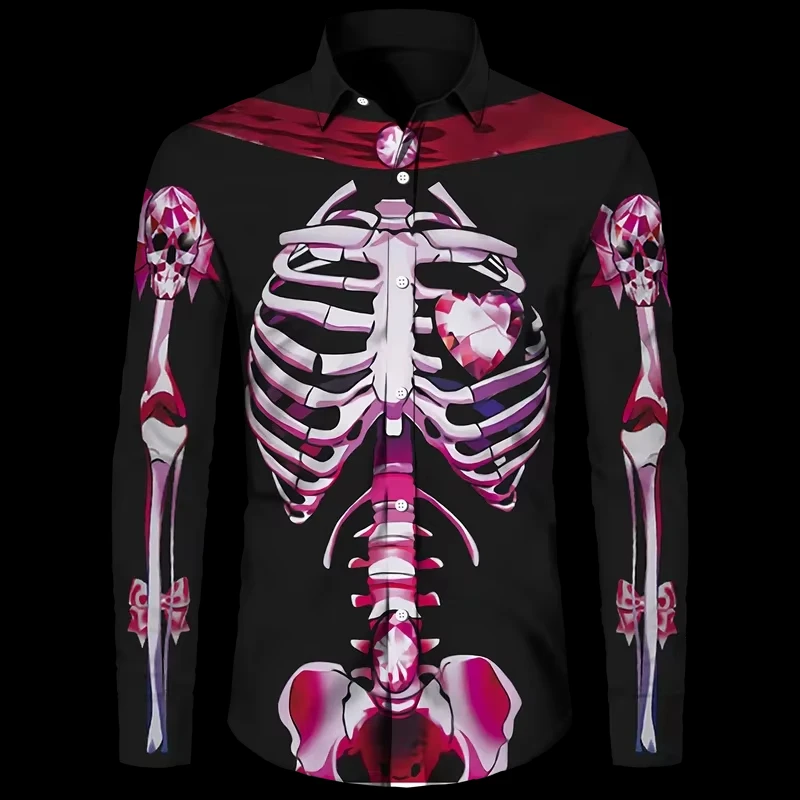 

Men's spring and autumn casual long-sleeved shirts, handsome, fashionable and versatile new top
