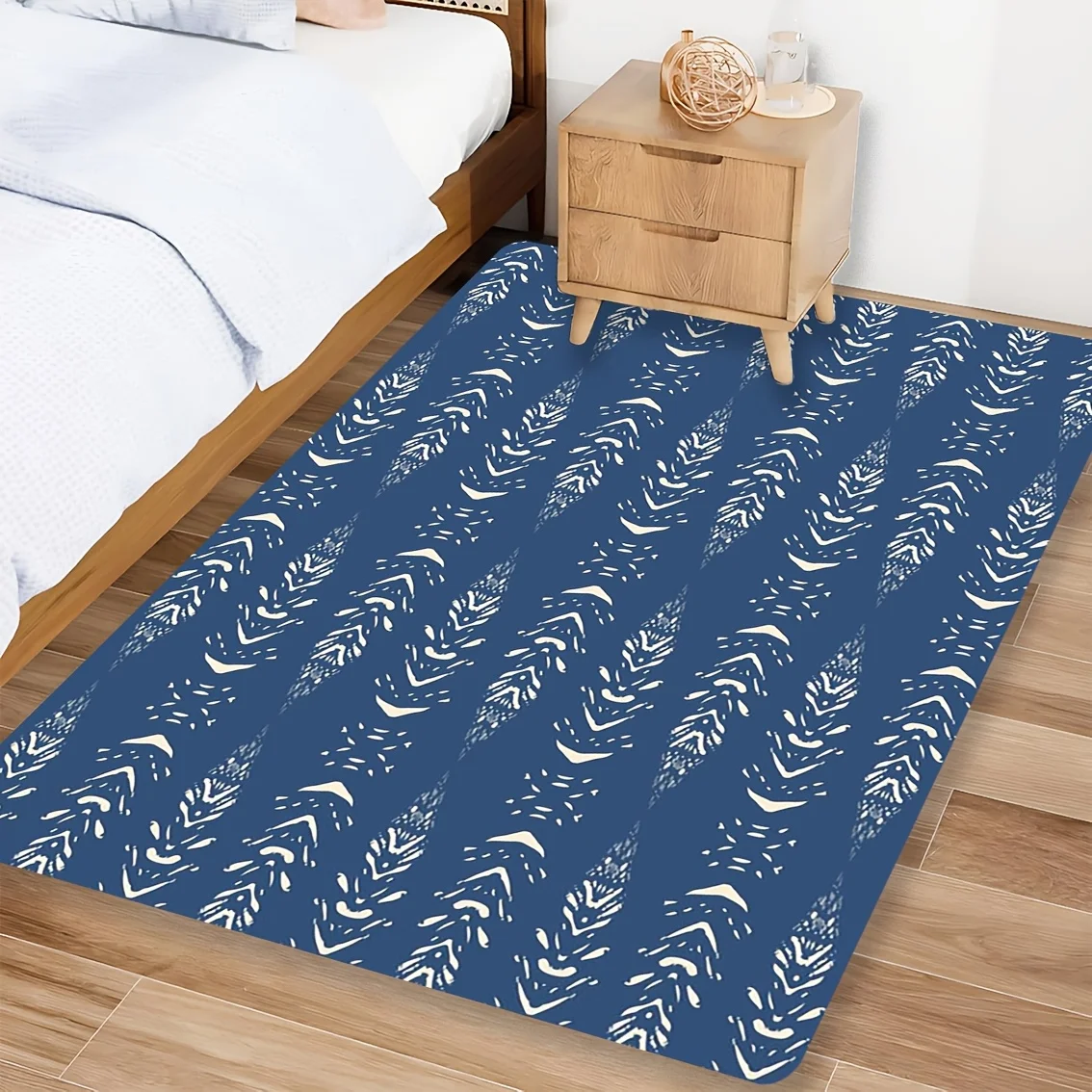Vintage Abstract Nature Graphic Floor Carpet Durable Entrance Rug For Coffee Shop Office Supermarket Store Entryway