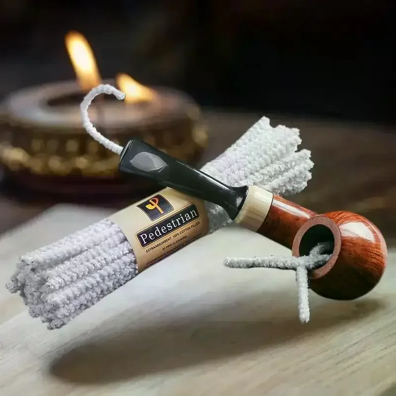 Smoking Essentials: 100pcs Wooden Pipe Cleaning Tools for Tobacco Pipes