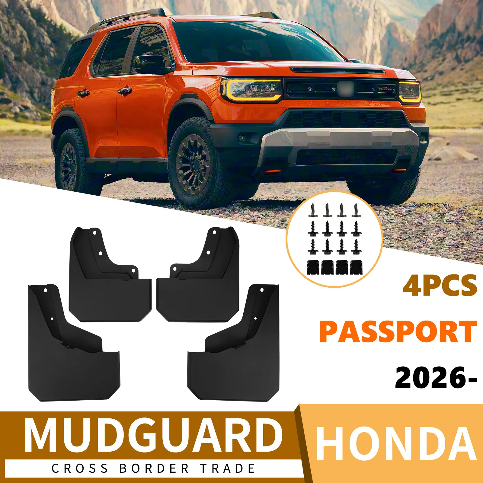 For Honda Passport 2026 car tire fender fender skin modification supplies mud flaps fender flares car accessories