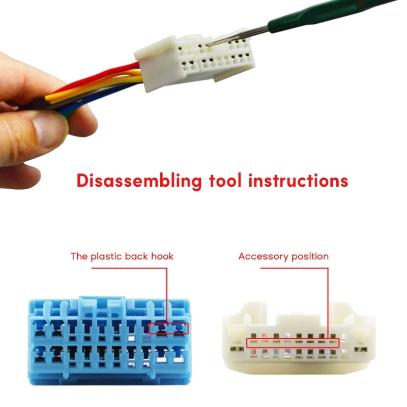 G99F Automobiles Car Terminal Removal Release Pin Electrical Wiring Crimp Connector Pin Repair Removal Hand Tool Accessories