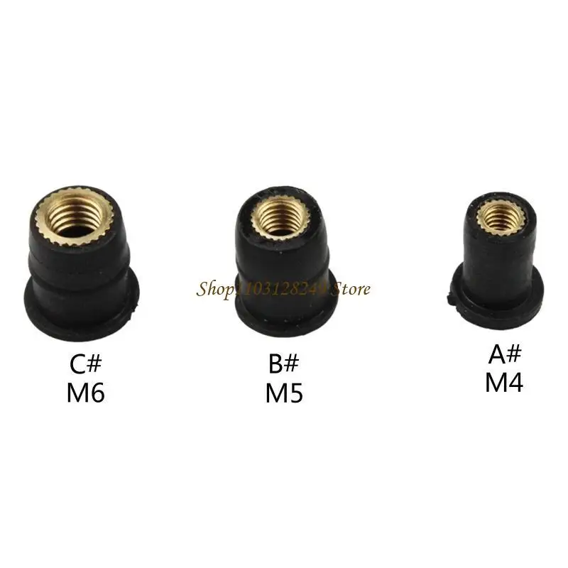 

N5KD 10Pcs Fastener Windscreen Windshield Fairing Cowl Fastener Well