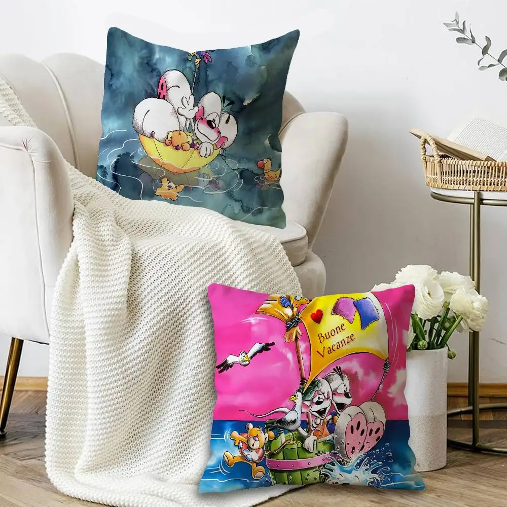 Character Diddl Cute Maple Design Cushion Cover Happy Autumn Harvest Decor Holiday Decorati Pillow Cover