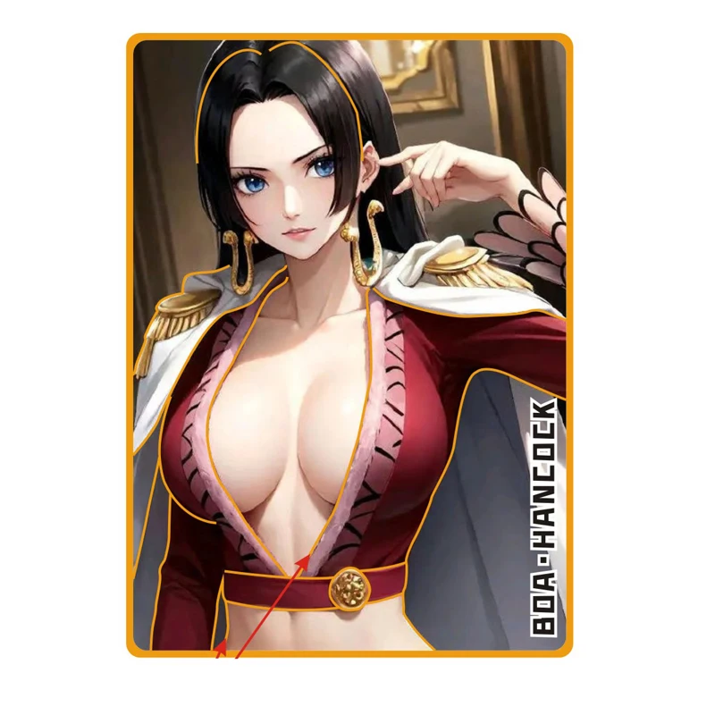 One Piece Cards Metal  Lufei Boa Hancock Ace Nami English Card Charizard Sauron Collection Battle Child Christman Gift