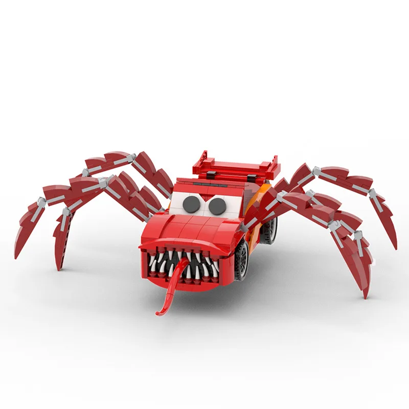 

Choo Choo Charles Variation Building Blocks Set Demonic Spider Train Horror Game Monster Figures For Children's Gifts