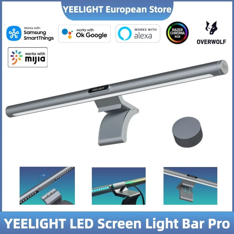 Yeelight LED Screen Light Bar Pro Lampada da appendere per monitor di computer WiFi RGB Retroilluminazione Protezione per gli occhi Ra95 Per Mi Home G