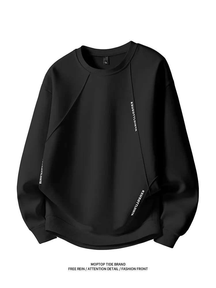 

Мужской свитшот MMOPTOP с круглым вырезом, повседневный, удобный, без застежек, весна-лето, новый американский стиль, из полиэфирного волокна, длинный рукав