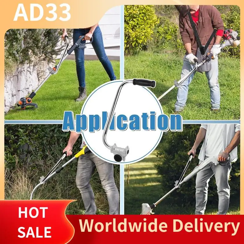 Lightweight Weed Eater Handle, String Trimmer Handle, Ergonomic Trimmer Grip Weed Eater Strap With Shoulder Strap Harness