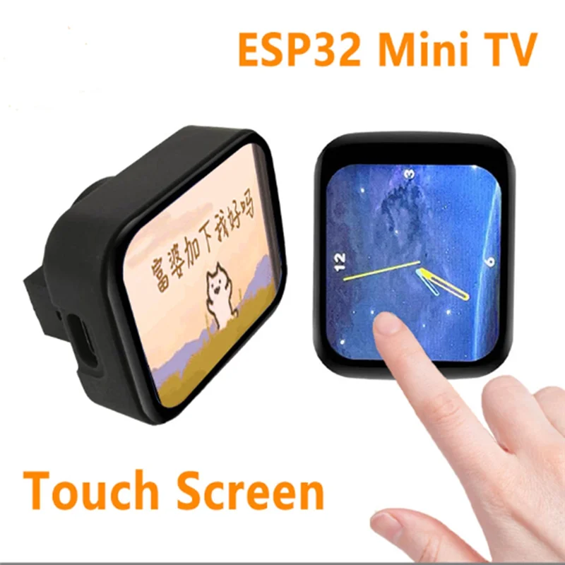 

ESP32 C3 MINI TV With Case Batbox LVGL Astronaut Clock Watch Buzzer 1.69Inch LCD Touchscreen Display ST7789 240X280