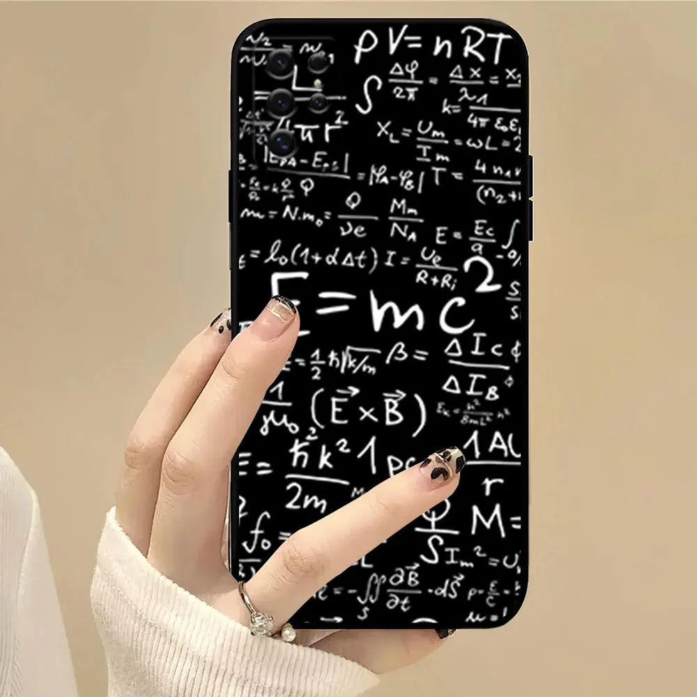 Scientist E-EINSTEIN Phone Case For Samsung S22 S23 A73 A72 A71 A54 A53 E ULTRA Color Soft Shell