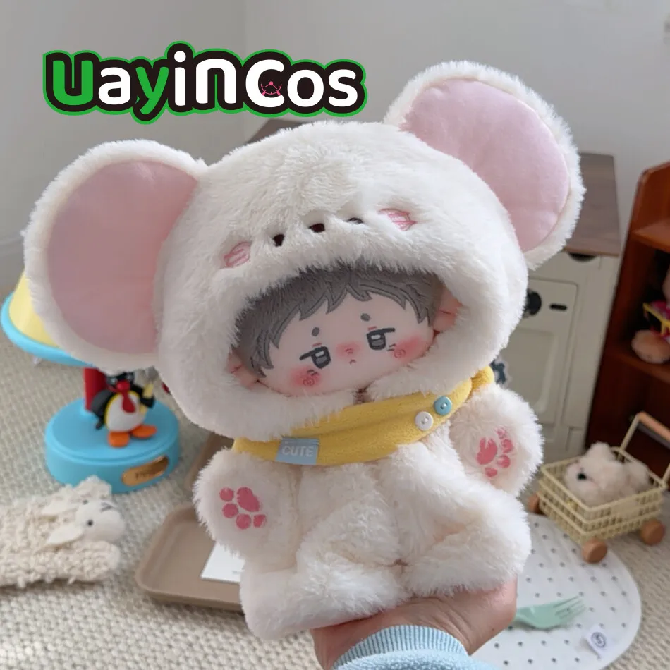 

In Stock 20cm Doll Clothes Cat Bear Rabbit Small Animal Cloak Series Suit Stuffed Plushies Doll Clothes Accessories Anime Toy Gi