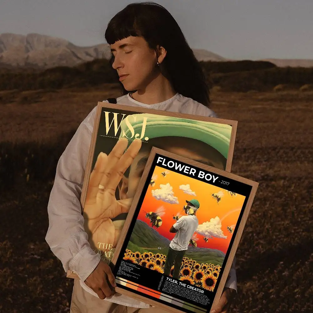 مغني الراب T-Tyler الخالق Chromakopia الفيلم الكلاسيكي الملصقات خمر غرفة بار مقهى ديكور الشمال ديكور المنزل