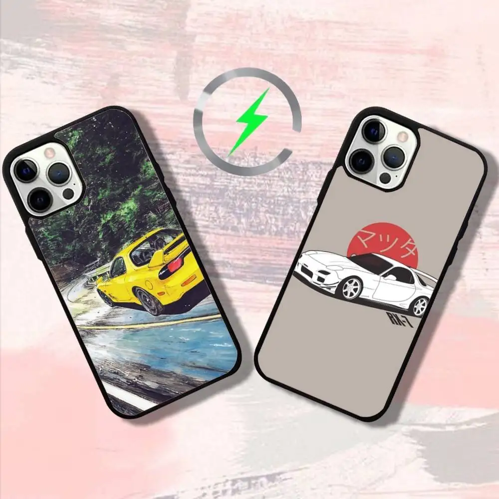 

Anime I-Initials D Phone Case For iPhone 16,15,14,13,12,11,Pro,Max,Plus,Mini,SE4,E Magnetic Magsafe Wireless Charging