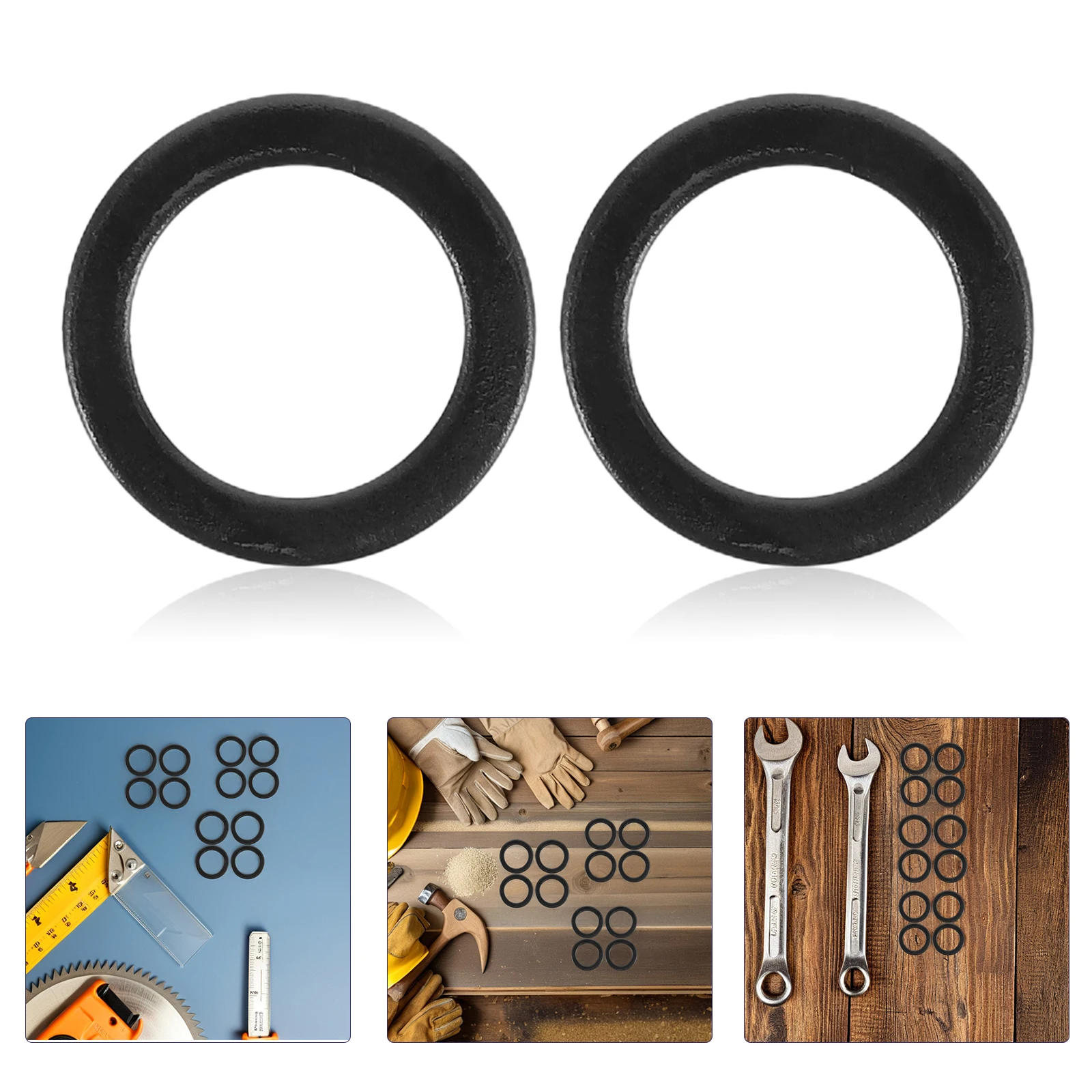 

100 pcs Skateboard Washers Aluminum Easy Installation Lightweight Storage Deck Mount Parts Hardware Accessories