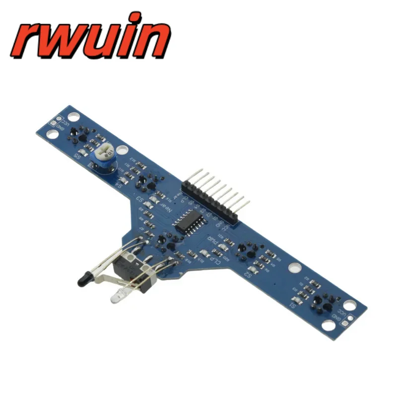 High Sensitivity Infrared Tracking Sensor Module 5 Road Obstacle Avoidance Patrol Line Detection Module 5 Major Functions