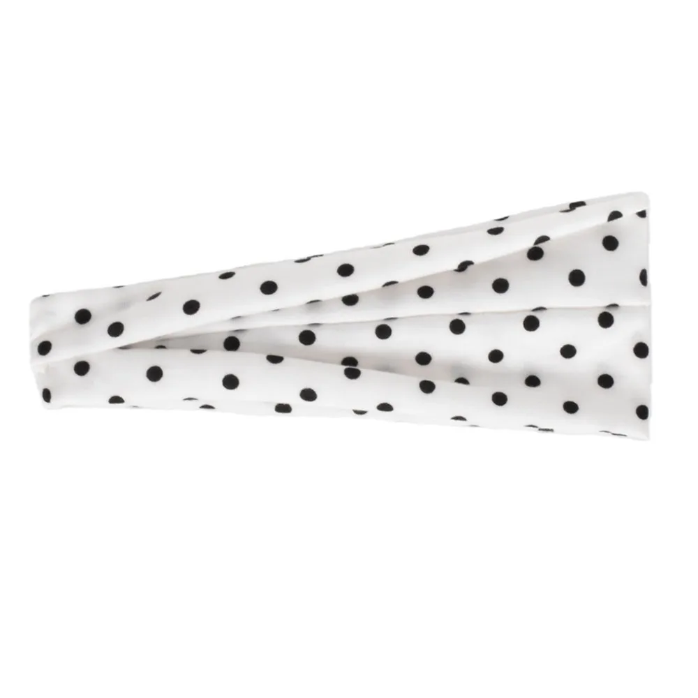 Fashion Wide Headband Cotton Stretch Elastic Sports Headband Non Slip Extra Large Women Headwrap for Summer Mask
