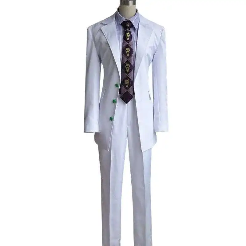 

JoJo'sBizarreAdventure Cosplay Diamond Is Unbreakable Kira Yoshikage Uniform Suits Coat Pants Tie Shirt Cosplay Costume 2026