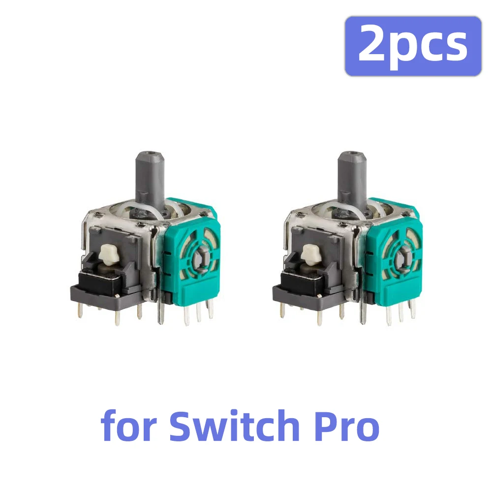 2 قطعة استبدال عصا التحكم التناظرية ثلاثية الأبعاد ل PS5/PS4/Switch Pro/Xbox One/Series تحكم ThumbStick إصلاح أجزاء الملحقات