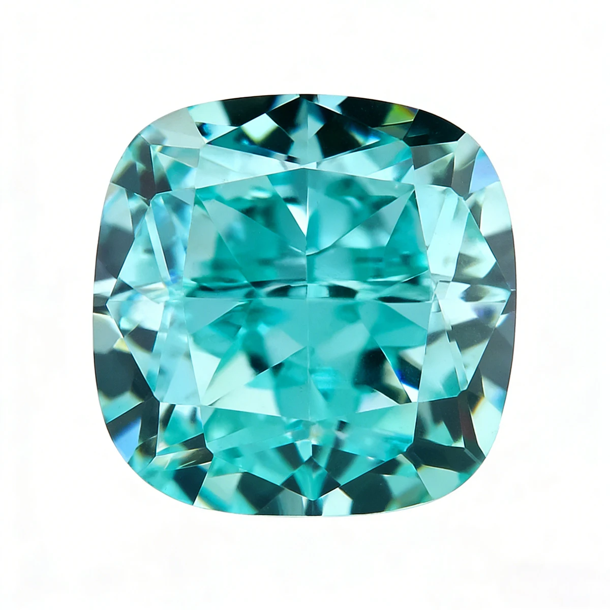 

Lab Grown Paraiba Sapphire Square Cushion Neon Blue Loose Gem for DIY Jewelry Making Rings Earrings Necklaces Wholesale