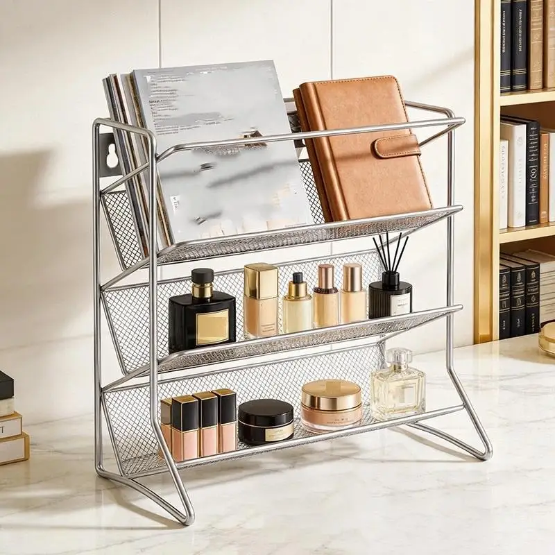 4 Tier Multifunctional Carbon Steel Storage Shelf Wall Mount Spice Rack Seasoning Jar Organizer for Kitchen Bathroom Pantry