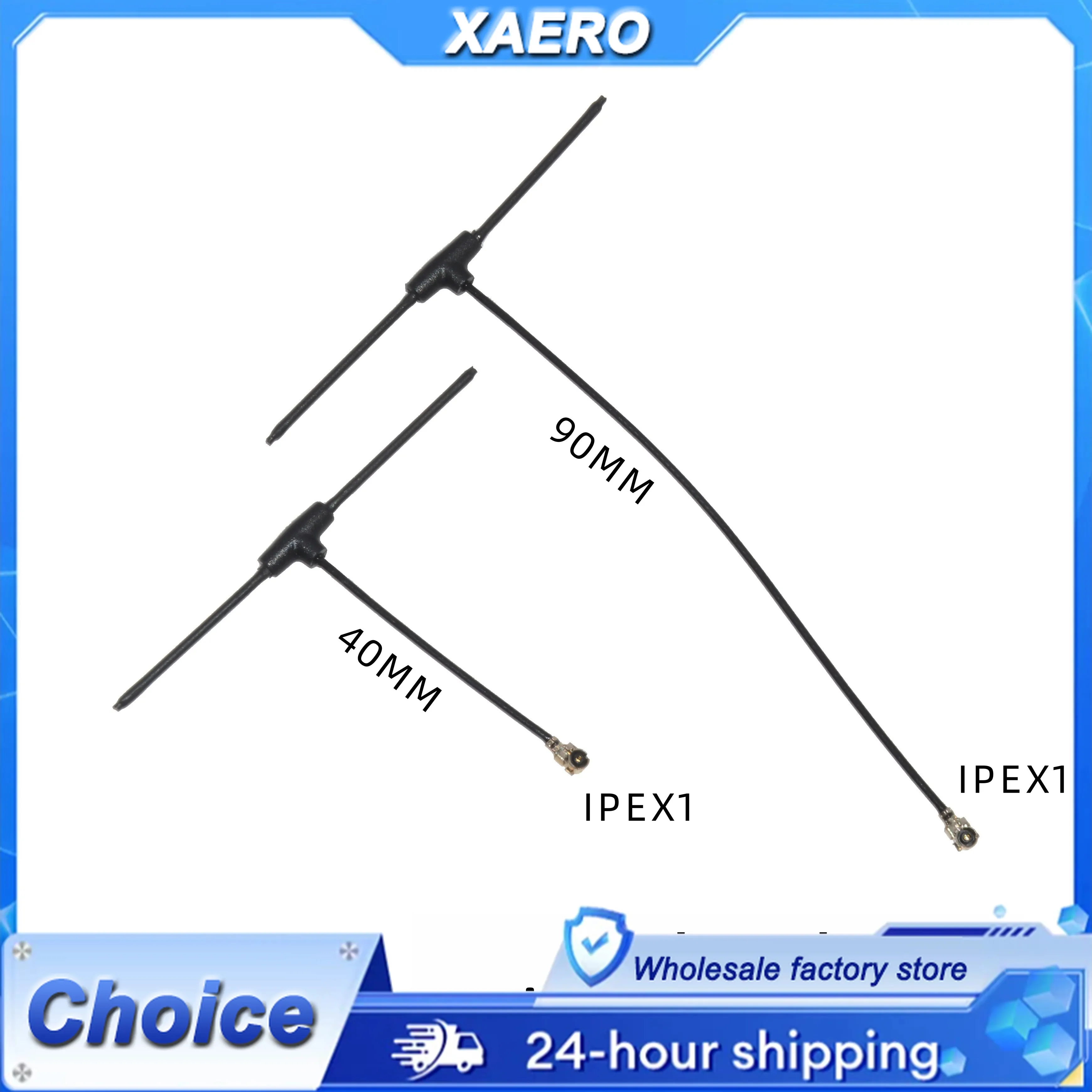BETAFPV ELRS 2.4G Receiver Antenna - T-Shape Steel Wire Replacement Dipole Antenna for Nano & Micro RX