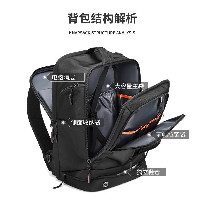 Backpacks Men Business Pack Lightweight Travel Backpack Commute Travel Bag Sling Bag Fashion Style Office Daily Use Casual