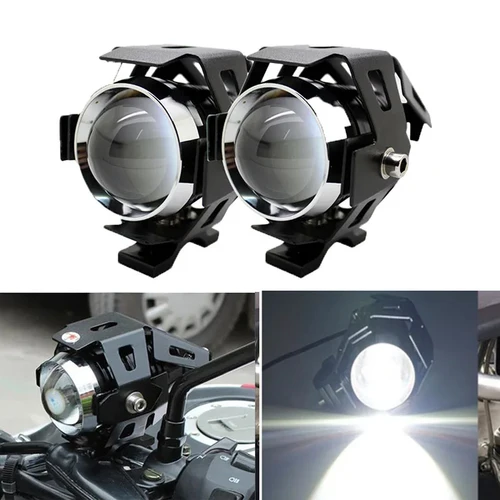 Imagen 1 del producto Faro antiniebla delantero para motocicleta, focos de lente LED U5, luz de proyector para moto Benelli TRK502 X TRK 502X 2021 TRK 502 12V
