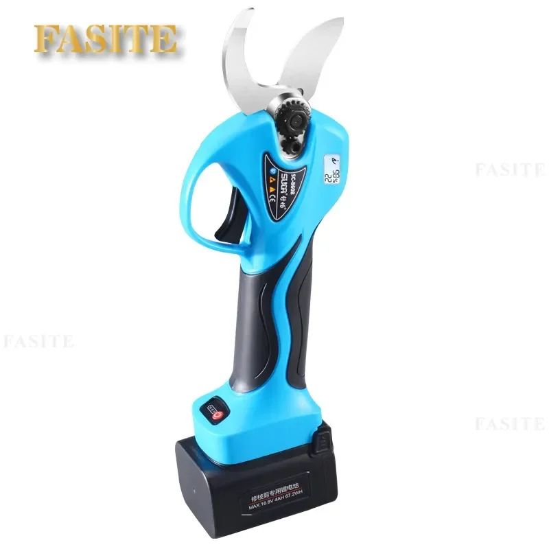 For High Branch Electric Pruning Shears Lithium Battery Cordless Garden Fruit Tree Trimming Scissors Powerful Cutter Tool
